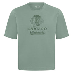 Chicago Blackhawks Levelwear Shadow Surge Luxe Signature Knit T-Shirt - Green | NHL sale