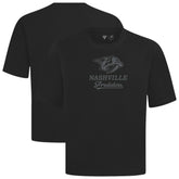 Nashville Predators Levelwear Shadow Surge Luxe Signature Knit T-Shirt - Black | NHL Lifestyle