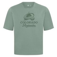 Colorado Avalanche Levelwear Shadow Surge Luxe Signature Knit T-Shirt - Green | NHL Lifestyle