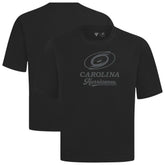Carolina Hurricanes Levelwear Shadow Surge Luxe Signature Knit T-Shirt - Black | NHL near me