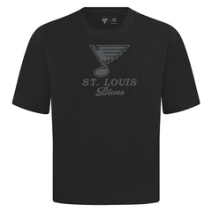 St. Louis Blues Levelwear Shadow Surge Luxe Signature Knit T-Shirt - Black | NHL near me