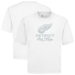 Detroit Red Wings Levelwear Shadow Surge Luxe Signature Knit T-Shirt - White | NHL sale