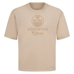 Edmonton Oilers Levelwear Shadow Surge Luxe Signature Knit T-Shirt - Khaki | NHL discount