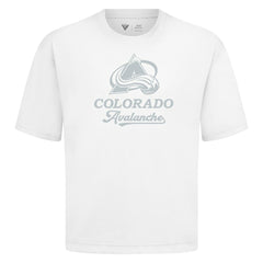 Colorado Avalanche Levelwear Shadow Surge Luxe Signature Knit T-Shirt - White | NHL online