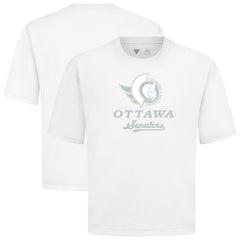 Ottawa Senators Levelwear Shadow Surge Luxe Signature Knit T-Shirt - White | NHL near me