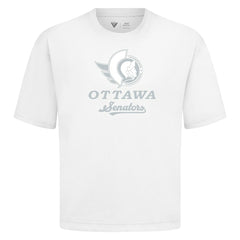 Ottawa Senators Levelwear Shadow Surge Luxe Signature Knit T-Shirt - White | NHL near me