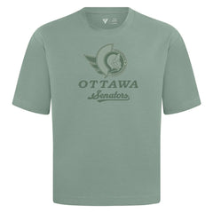 Ottawa Senators Levelwear Shadow Surge Luxe Signature Knit T-Shirt - Green | NHL sale