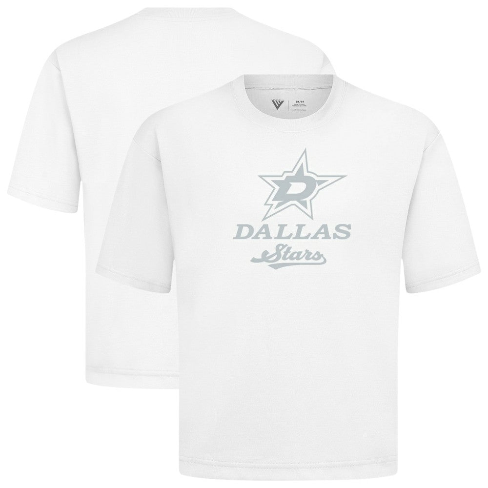 Dallas Stars Levelwear Shadow Surge Luxe Signature Knit T-Shirt - White | NHL on sale