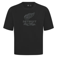 Detroit Red Wings Levelwear Shadow Surge Luxe Signature Knit T-Shirt - Black | NHL online