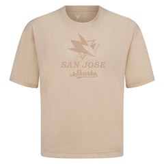 San Jose Sharks Levelwear Shadow Surge Luxe Signature Knit T-Shirt - Khaki | NHL Clearance