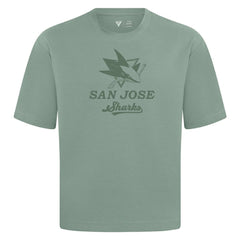 San Jose Sharks Levelwear Shadow Surge Luxe Signature Knit T-Shirt - Green | NHL near me