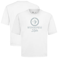 Winnipeg Jets Levelwear Shadow Surge Luxe Signature Knit T-Shirt - White | NHL on sale