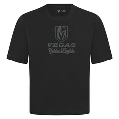 Vegas Golden Knights Levelwear Shadow Surge Luxe Signature Knit T-Shirt - Black | NHL near me