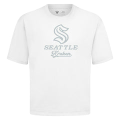 Seattle Kraken Levelwear Shadow Surge Luxe Signature Knit T-Shirt - White | NHL near me