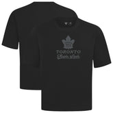 Toronto Maple Leafs Levelwear Shadow Surge Luxe Signature Knit T-Shirt - Black | NHL near me