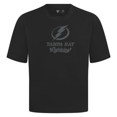Tampa Bay Lightning Levelwear Shadow Surge Luxe Signature Knit T-Shirt - Black | NHL Lifestyle