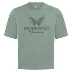 Washington Capitals Levelwear Shadow Surge Luxe Signature Knit T-Shirt - Green | NHL Lifestyle