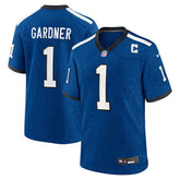 Ahmad Sauce Gardner Indianapolis Colts Alternate 2 Indiana Nights Game Jersey - Heather Royal - Nike