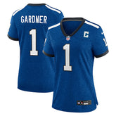 Ahmad Sauce Gardner Indianapolis Colts Women's Alternate 2 Indiana Nights Game Jersey - Heather Royal - Nike