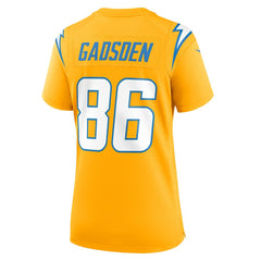 Oronde Gadsden Los Angeles Chargers Women's Alternate Charger Power Game Jersey - Gold - Nike