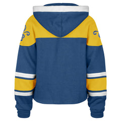 St. Louis Blues '47 Women's Cropped Lacer Hoodie - Blue | 47 brand sale