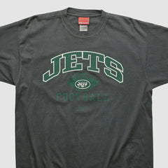 New York Jets Reebok 2000s T-shirt - Charcoal Vintage - Fanatics