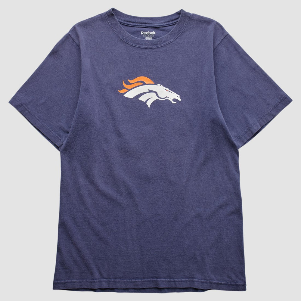 Denver Broncos Reebok 2000s T-shirt - Navy Vintage - Fanatics