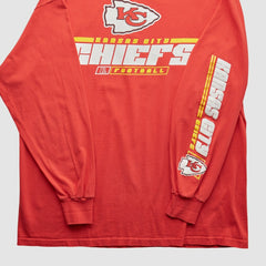 Kansas City Chiefs NFL 2010s Long Sleeve T-shirt - Red Vintage - Fanatics