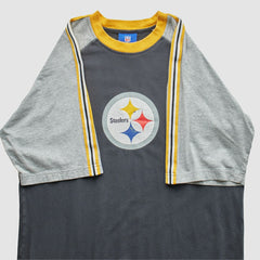Pittsburgh Steelers 2000s T-shirt - Charcoal Vintage - Fanatics