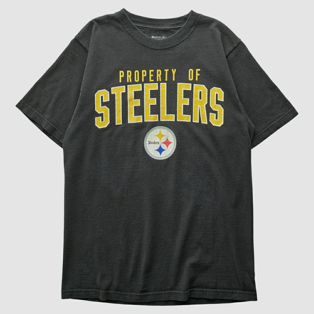 Pittsburgh Steelers Reebok 2010s T-shirt - Black Vintage - Fanatics