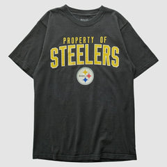 Pittsburgh Steelers Reebok 2010s T-shirt - Black Vintage - Fanatics