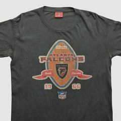 Atlanta Falcons NFL 2000s Long Sleeve T-shirt - Charcoal Vintage - Fanatics