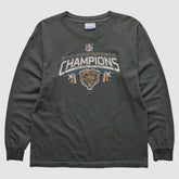 Chicago Bears Reebok 2000s Long Sleeve T-shirt - Charcoal Vintage - Fanatics