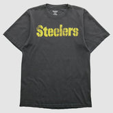 Pittsburgh Steelers Reebok 2000s T-shirt - Charcoal Vintage - Fanatics