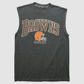 Cleveland Browns 90s Tank - Charcoal Vintage - Fanatics