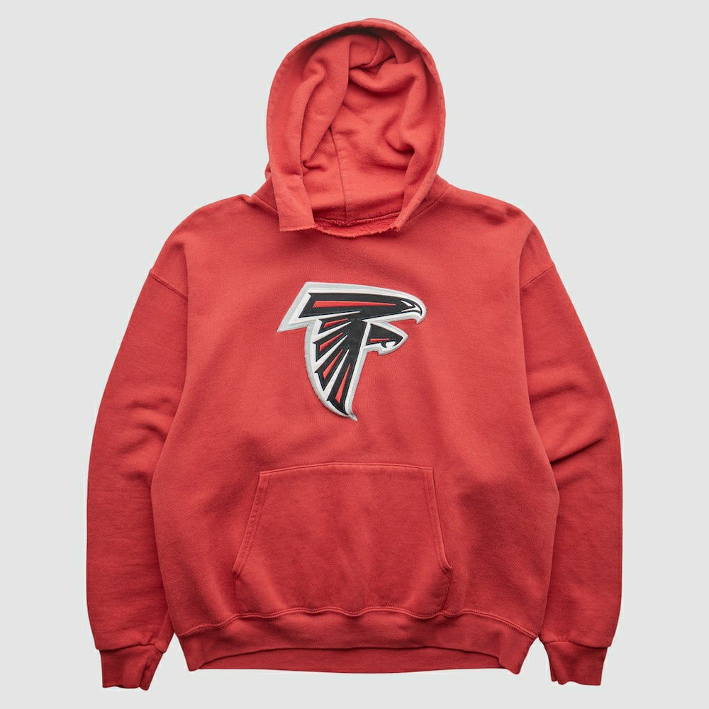 Atlanta Falcons 2000s Hooded Pullover Sweatshirt - Red Vintage - Fanatics