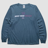 New York Giants NFL 2000s Long Sleeve T-shirt - Blue Vintage - Fanatics