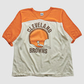 Cleveland Browns The Knits 80s T-shirt - White Vintage - Fanatics