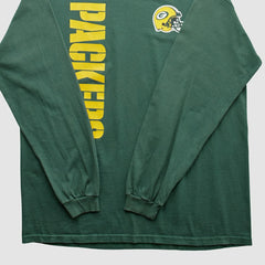 Green Bay Packers NFL 2000s Long Sleeve T-shirt - Green Vintage - Fanatics