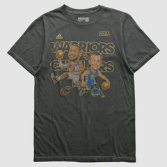 Adidas Golden State Warriors 2015 T-shirt Charcoal Vintage