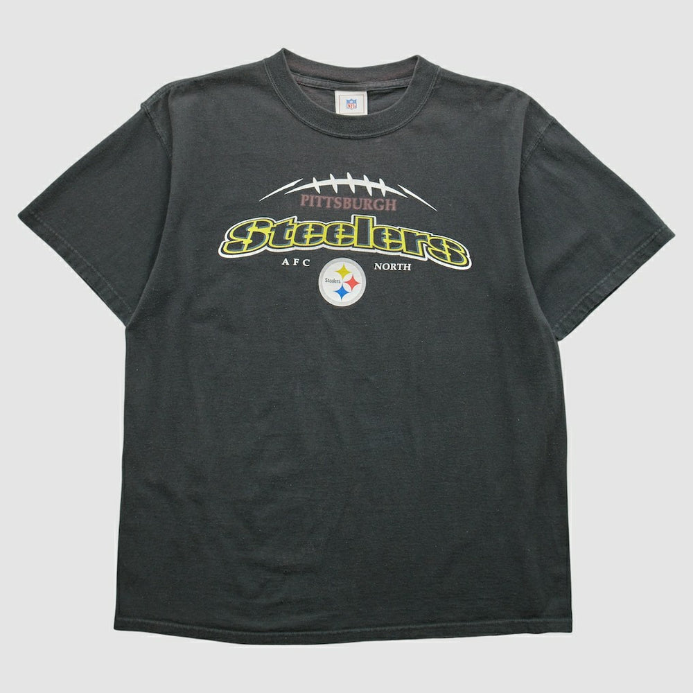 Pittsburgh Steelers 2000s T-shirt - Black Vintage - Fanatics
