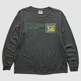 Green Bay Packers NFL 2000s Long Sleeve T-shirt - Charcoal Vintage - Fanatics