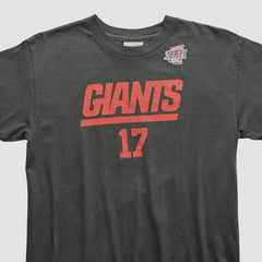 New York Giants 2008 T-shirt - Charcoal Vintage - Fanatics