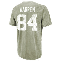 Tyler Warren Indianapolis Colts Majestic Threads Mineral Wash Name & Number T-Shirt - Moss Green - NFL