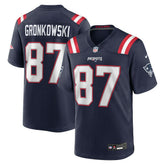 Rob Gronkowski New England Patriots Team Retired Player Game Jersey - Navy - Nike