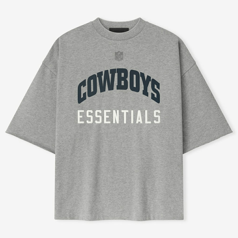 Dallas Cowboys Fear of God x NFL Unisex 3/4-Sleeve T-Shirt - Heather Gray - NFL