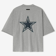 Dallas Cowboys Fear of God x NFL Unisex 3/4-Sleeve T-Shirt - Heather Gray - NFL