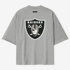 Las Vegas Raiders Fear of God x NFL Unisex 3/4-Sleeve T-Shirt - Heather Gray - NFL