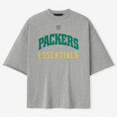 Green Bay Packers Fear of God x NFL Unisex 3/4-Sleeve T-Shirt - Heather Gray - NFL