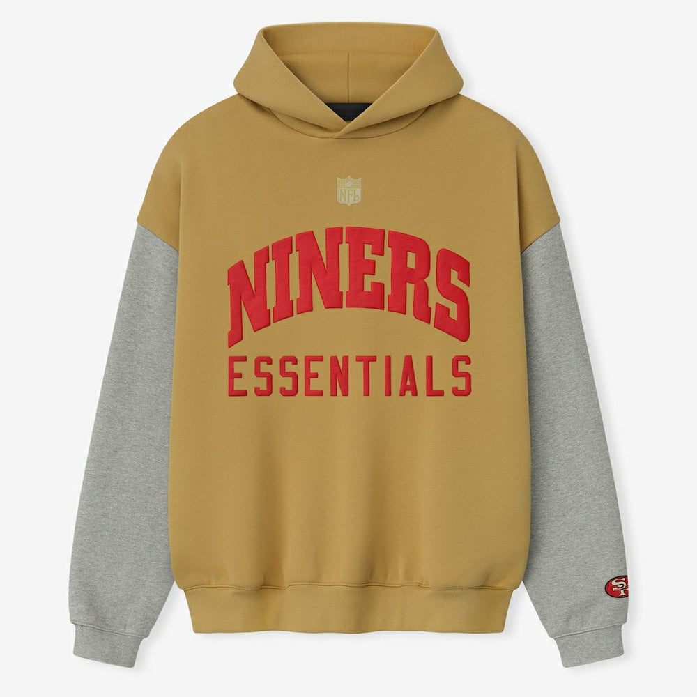 San Francisco 49ers Fear of God x NFL Unisex Sport Hoodie - Gold/Heather Gray - NFL